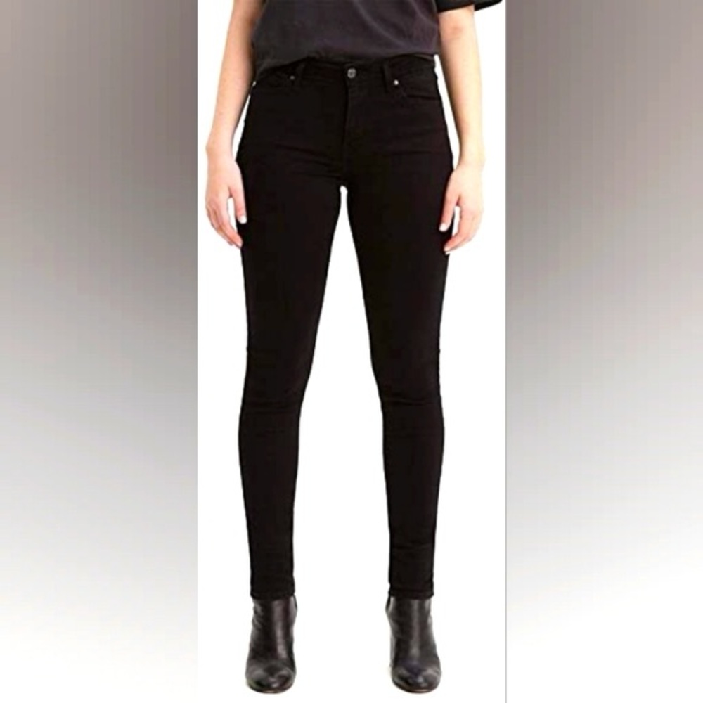 LEVIS Curvy Skinny jeans black 14 medium  W32 L30